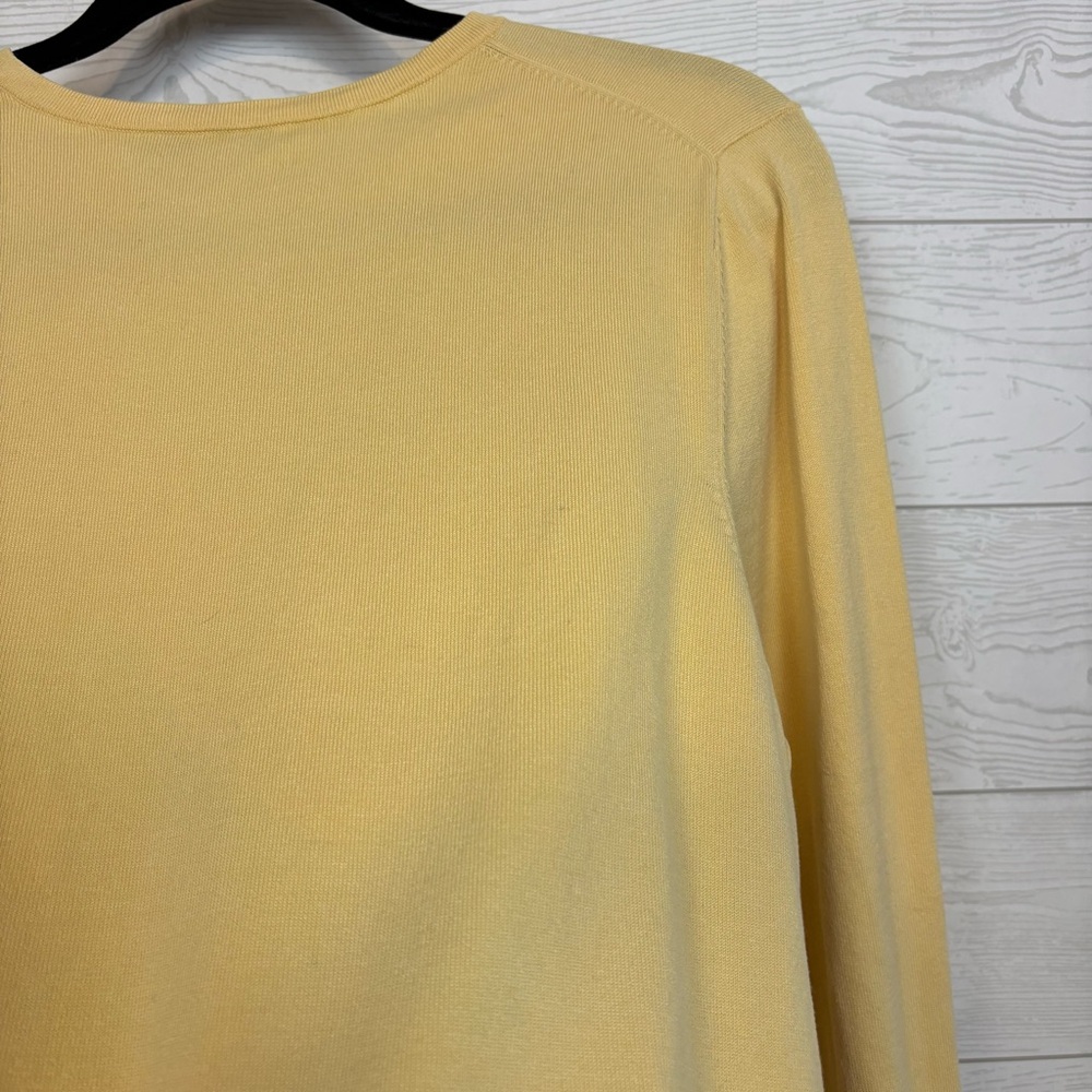 Pendleton Long Sleeve Silk Blend Gold Shirt Size Large Petite - Picture 8 of 10